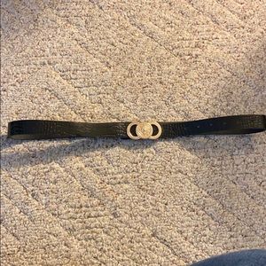 Black Snake Skin Fashion Nova Belt